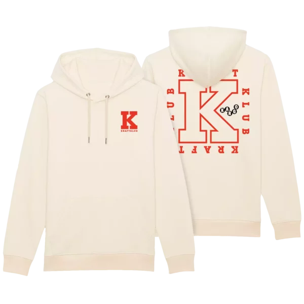 KRAFTKLUB - HOODIE - KARGO PATCH - NATURAL RAW