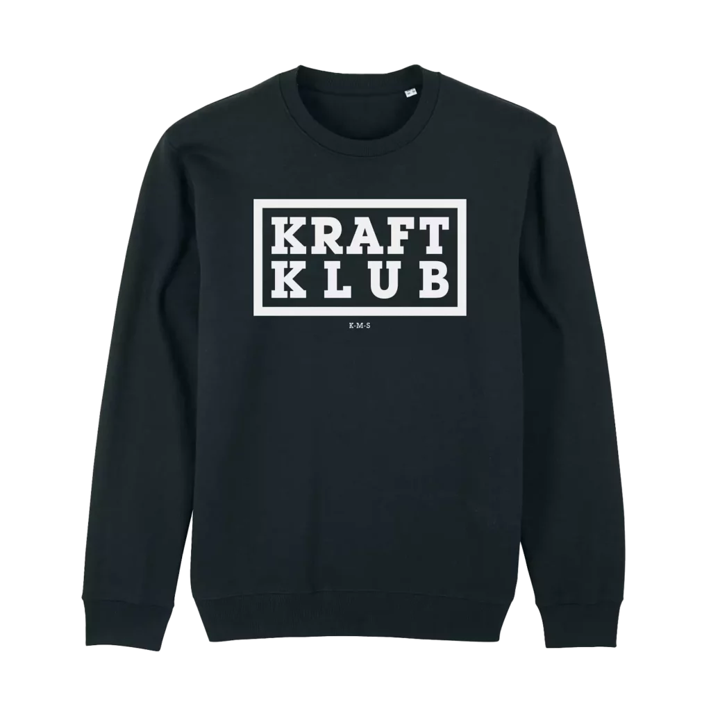 KRAFTKLUB - SWEATER - LOGO - BLACK